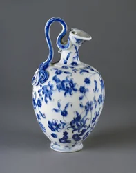 Flask of Imitation Porcelain